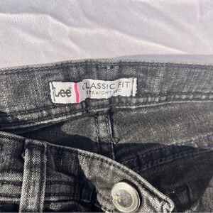 Lee Women's Straight Leg Jeans - Dark Gray